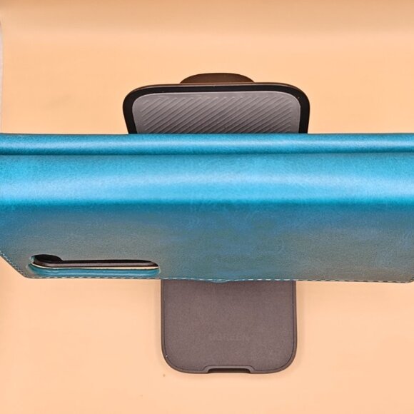 Samsung Galaxy S23 Plus (6.6-inch) PU Leather Wallet Case with Card Holder-Blue - Picture 5 of 5